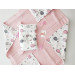 Muslin Baby Blanket With Balloons And Pillow With Ears