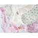 Newborn Baby Girls Floral Embroidered 2 Piece Set