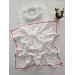 Flower Padded 3 Piece Diaper Set