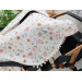 Floral Pompom Stroller Cover