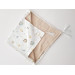 Dolunay Muslin Baby Blanket And Pillow With Ears