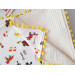 Forest Animals Pleated Muslin Blanket 85X90