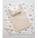 Sleeping Animals Pleated 3 Piece Diaper Cover