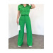 Women Button Detailed Pants Set