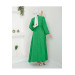 Women Side Tie Linen Dress