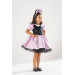 Minnie Mouse Girls Pink Birthday Dress Party Costume