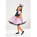 Minnie Mouse Girls Pink Birthday Dress Party Costume