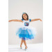 Girl Birthday Dress And Party Costume With Crown And Scepter Gift