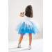 Girl Birthday Dress And Party Costume With Crown Hair Gift