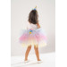 Unicorn Model Girl Baby Evening Dress Costume