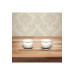 Double Porcelain Coffee Cup Set For 2 Persons With Copper Embroidery