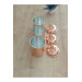 Copper 3 Piece Spice Jar Set Spice Jar