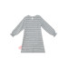 Teddy Bear Girl Striped Dress