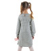 Teddy Bear Girl Striped Dress