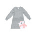 Teddy Bear Girl Striped Dress