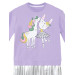 Ballerina Unicorn Girls Pleated Dress