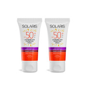 Solaris Anti-Blemish Sunscreen Cream 50Ml X 2Pcs