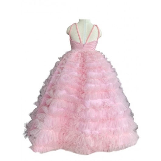 Pink Glitter Girl Dress