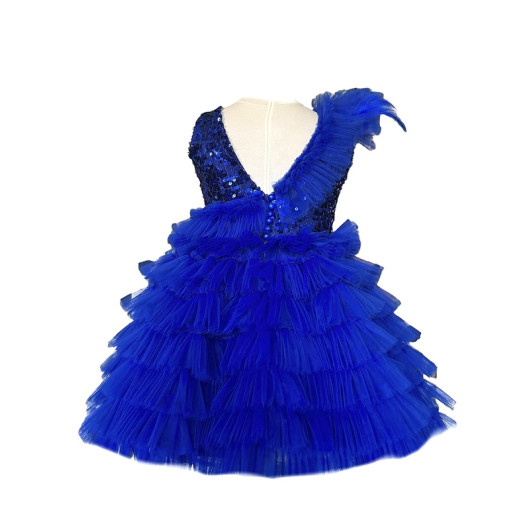 Girls' Blue Tulle Dress