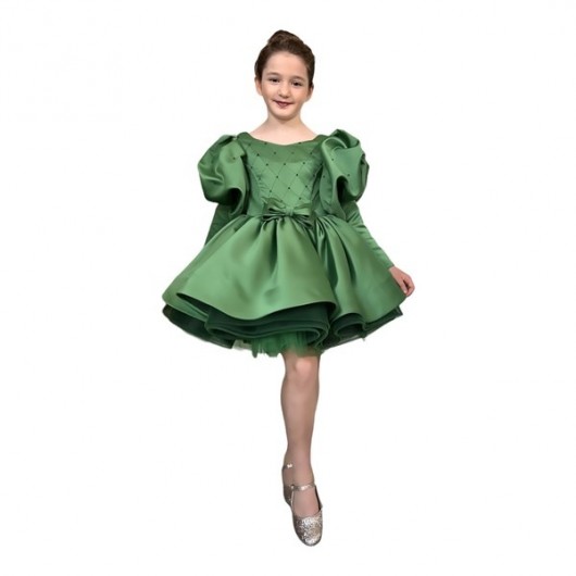 Green Girl Dress Berra