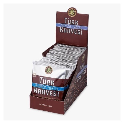 12 Pack Gum Flavored 100G Turkish Coffee
