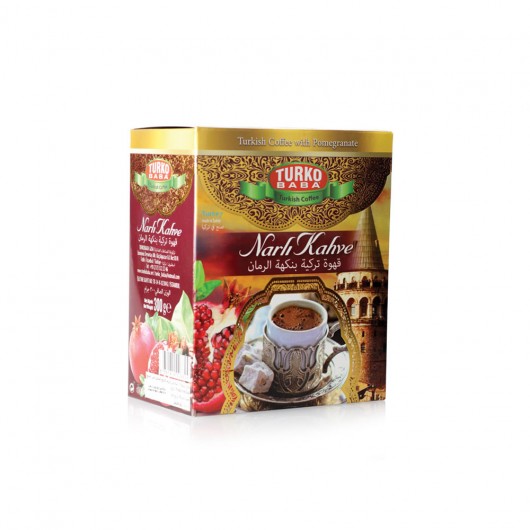 Turkish Coffee With A Delicious Pomegranate Flavor From Turko Baba 300 Grams