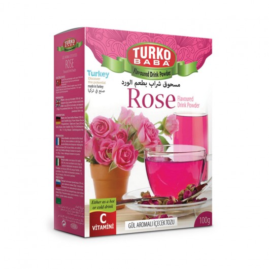 Premium Rose Juice Powder From Turko Baba 500 Gr