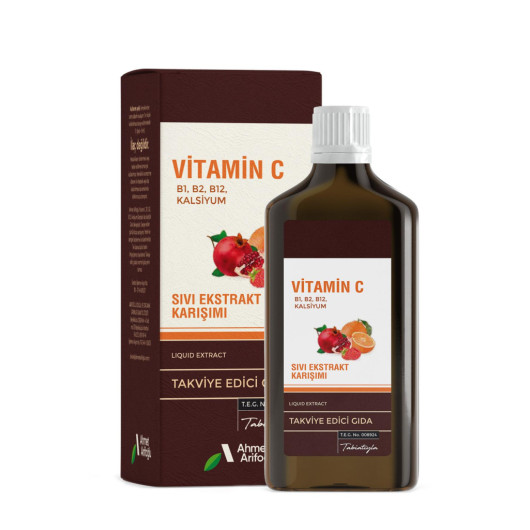 Vitamin C B1 B2 B12 Calcium Liquid Extract 200 Ml - Ahmet Arifoğlu