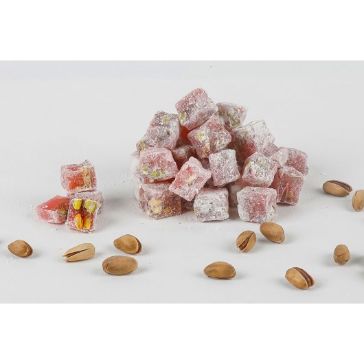 Turkish Sweets (Cezeri) With Pistachios Cube