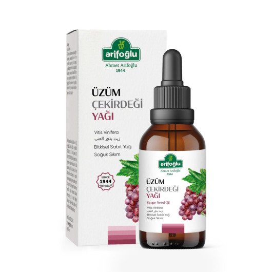 Arifoğlu 100% Pure And Natural Grape Seed Oil 50 Ml