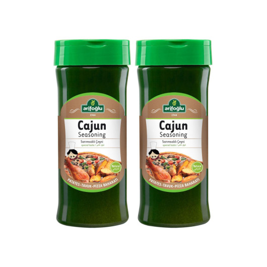 Arifoğlu Cajun (Cajun) Seasoning Garlic Seasoning Pet 230 G + 230 G Set Of 2