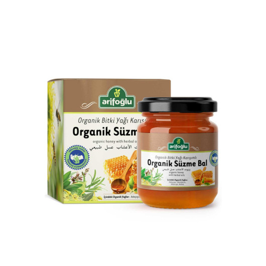 Organic Vegetable Oil Mixed With Natural Honey 250G Arifoğlu