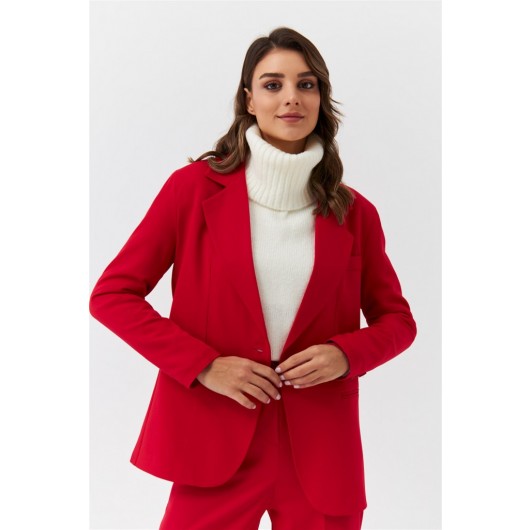 Blazer Red Women's Jacket