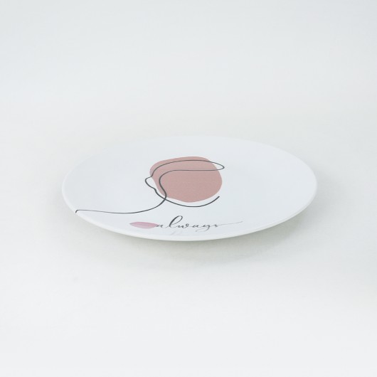 Breakfast Set 22 Pieces By Writing "Forever & Always" For 4 People - 20381/82