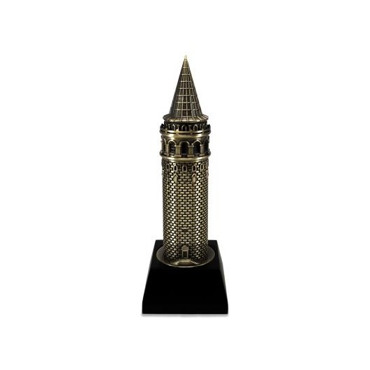 Galata Tower Metal Trinket Special Series – Antique Gold