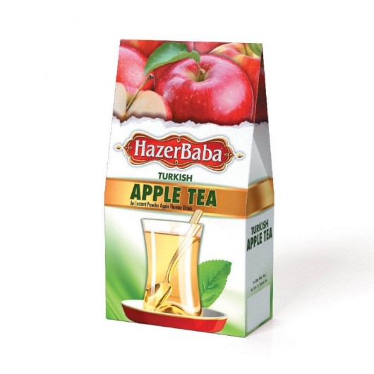 مجموعة شاي متنوع من هازير بابا التركي (شاي اسود-شاي التفاح-شاي الرمان -قهوة ) 100 جرام × 4