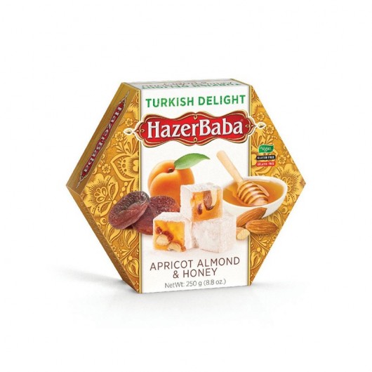 Turkish Delight With Apricot, Almond And Honey 250G
