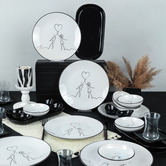 Lovely Breakfast Set 33 Pieces For 6 Persons - 20352