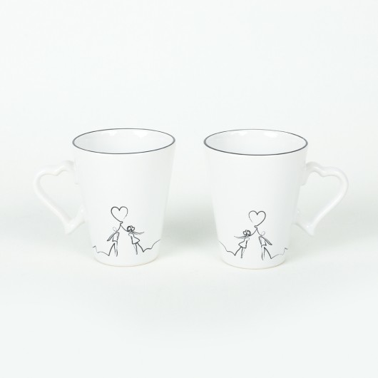 Cup 9 Cm 2 Pieces Lovely