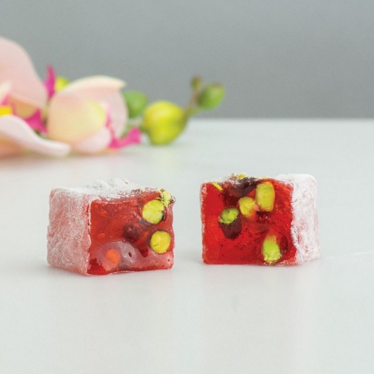 Turkish Delight With Pomegranate And Pistachio 125G