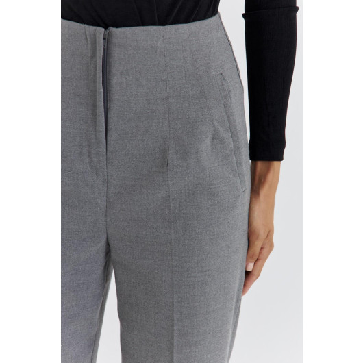 Carrot Gray Women's Trousers