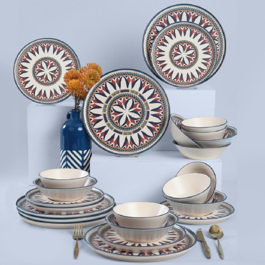 Ruby Dinnerware 24 Pieces 6 Persons 20793-94-95