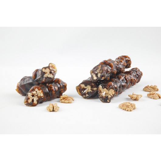Sausage Candy With Walnuts In The Shape Of A Pure Butterfly