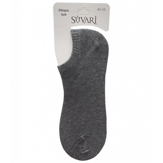 Süvari Seamless Soft Gray Sneakers Socks