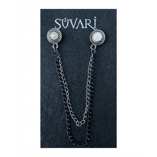 Silver Color Collar Chain Süvari
