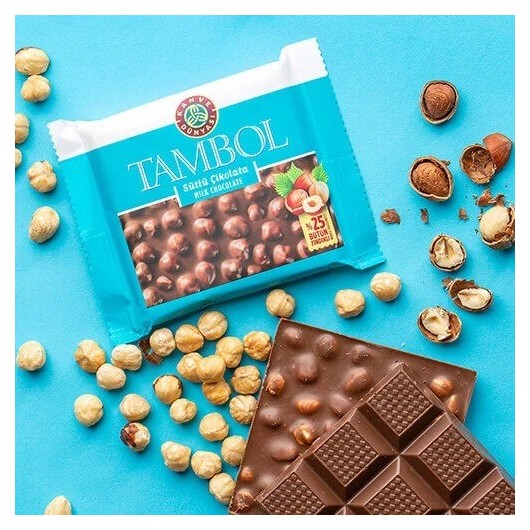 Tambol Whole Hazelnut Milk Chocolate 100G