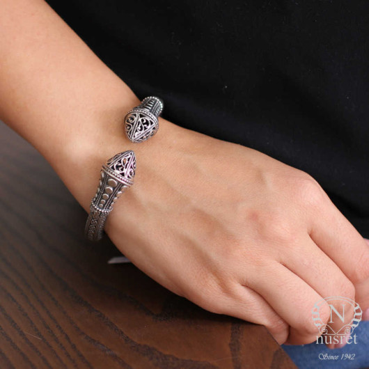 Sultana Handan Bracelet With Turquoise Stone - Nusret Taki Jewelry