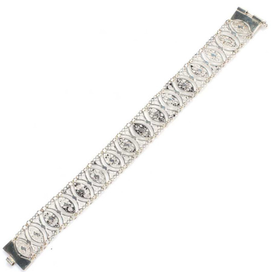 925 Sterling Silver Thick Bracelet