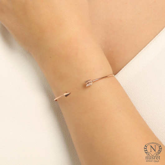 925 Sterling Silver Arrow-Shaped Women's Bracelet