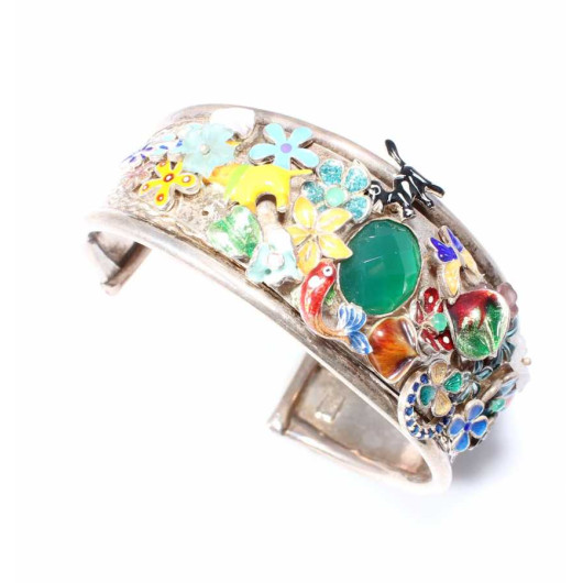 Sultana Safia Bracelet With Cubic Zirconia - Nusret Taki Jewelry